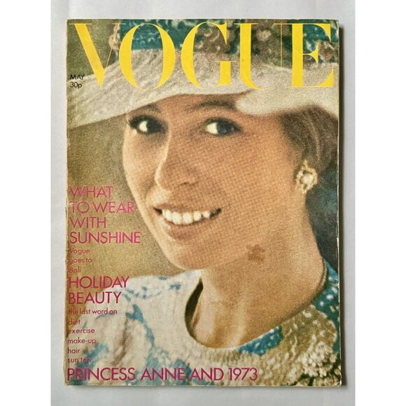 Vogue Other - BRITISH VOGUE Magazine: May 1973 - Princess Anne